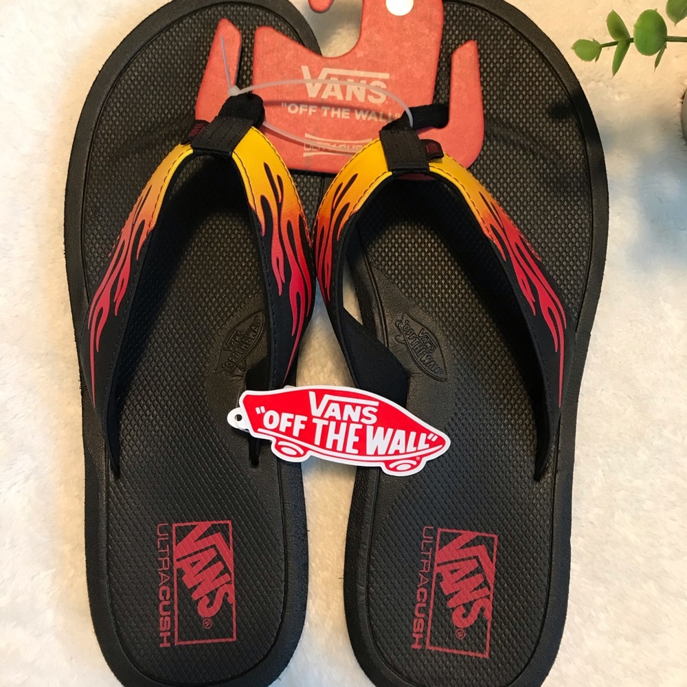 Vans mens Nexpa Synthetic (flame) black size 13